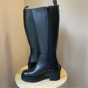 Scotch Soda Shoes Nwt Scotch Soda Black Leather Bettie Knee